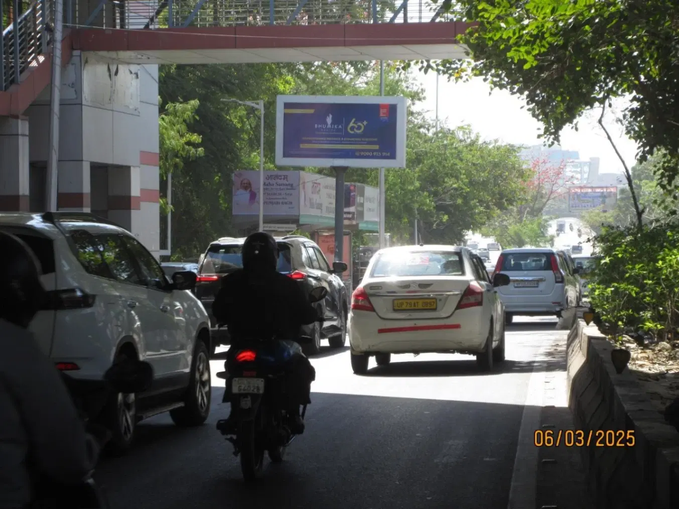 Outside Oberoi Hotel BRT Corridor