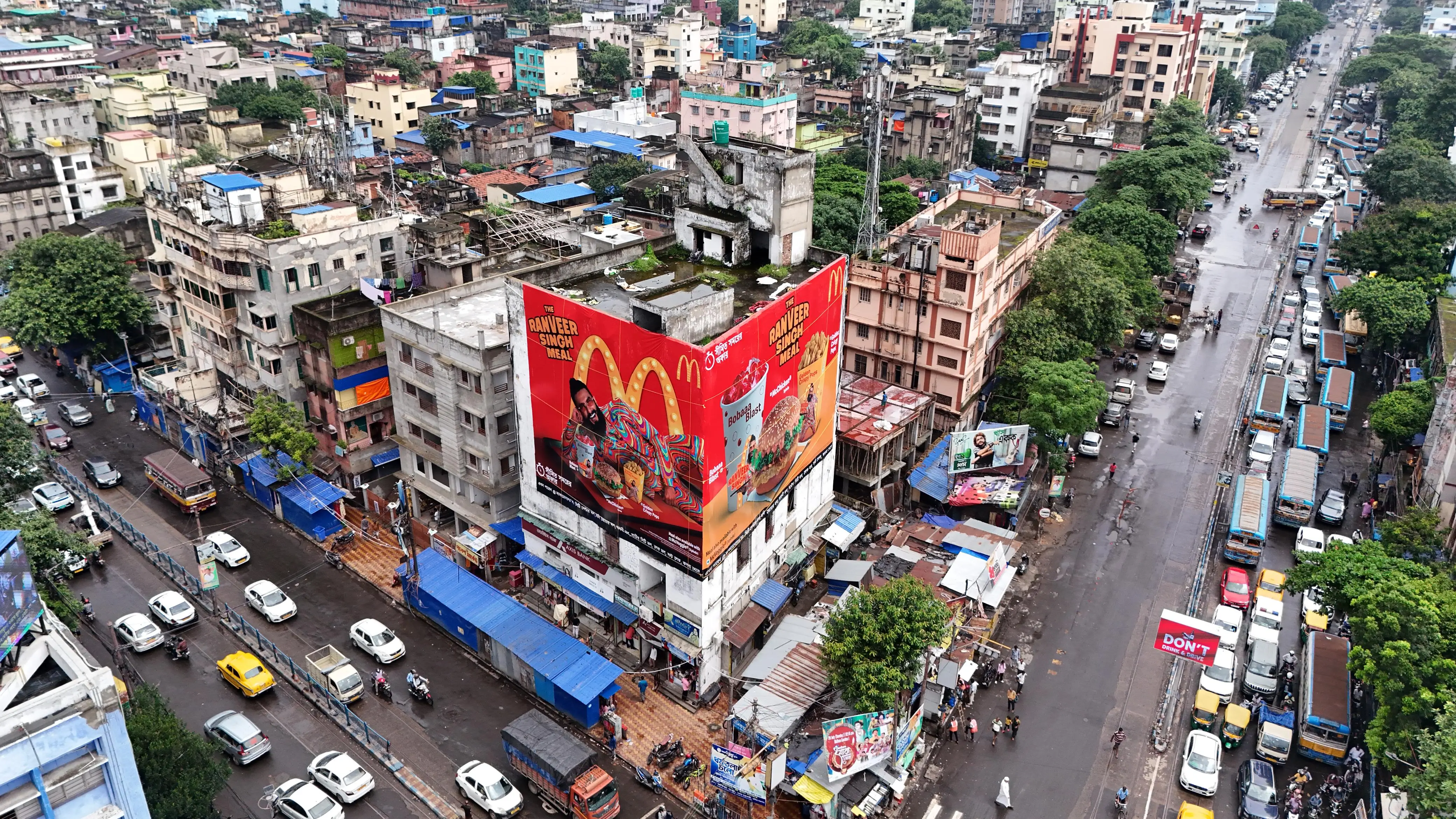 McDonald’s Ranveer Singh Meal | Transit Media Campaign by CASHurDRIVE