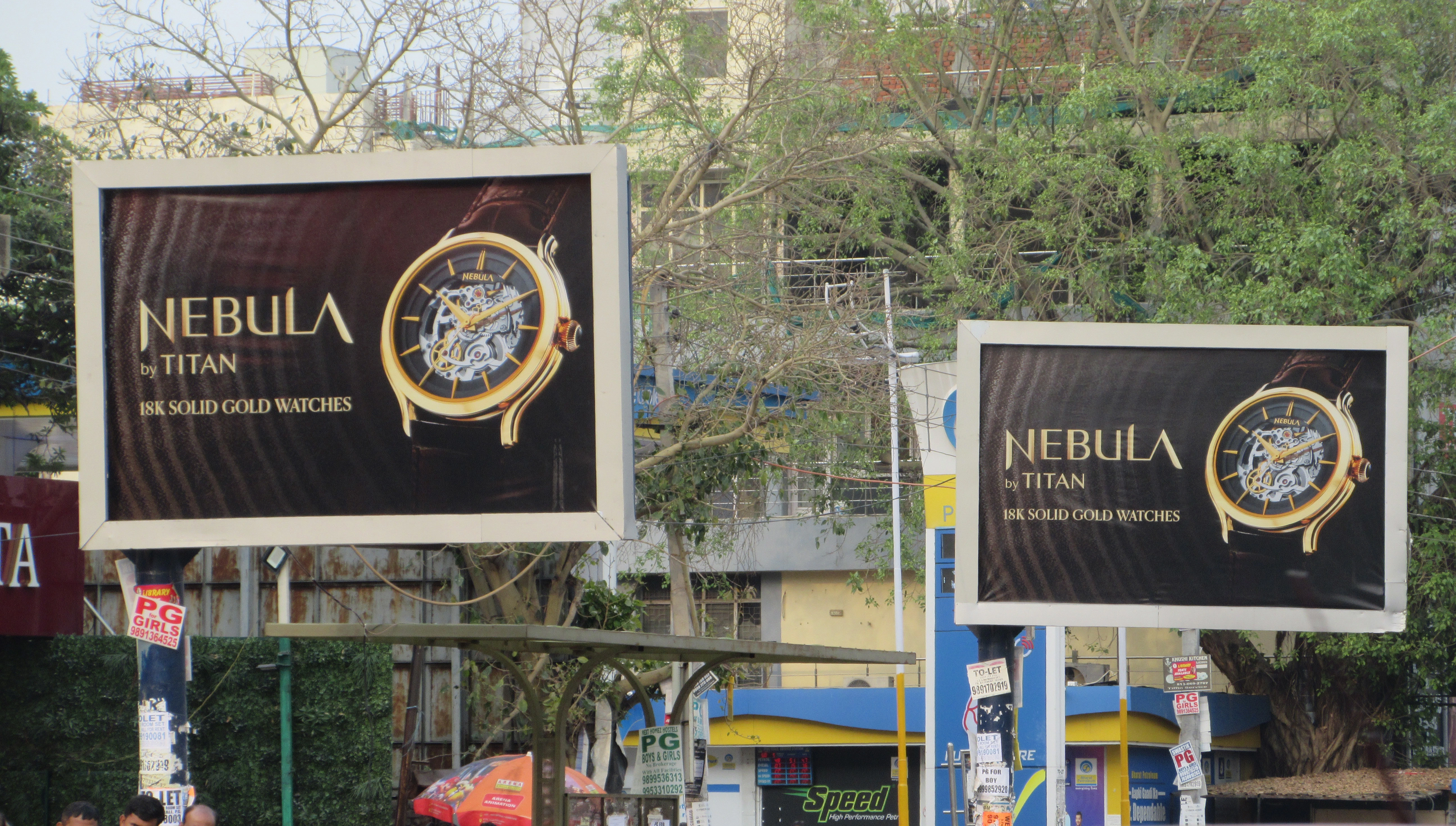 Titan Nebula Campaign – Premium Unipole Ads | CashurDrive